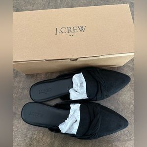 Price drop! New in Box J Crew Black Mules, Size 12